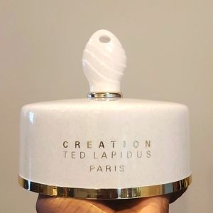 1990s Creation Ted Lapidus Talc perfume Body Powder Vintage - Made in France 6oz